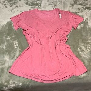 Victoria's Secret Pink Short Sleeve Chemise Top
